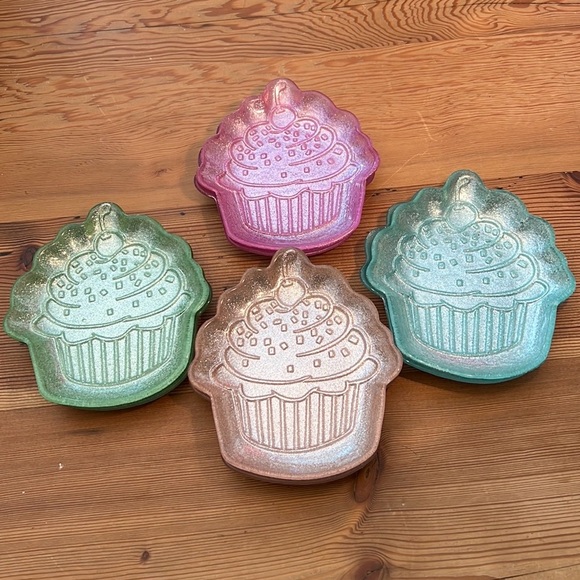 Other - 8-Glass Cupcake Dessert Plates